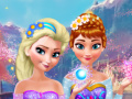 Játék Anna és Elsa Sminkje online