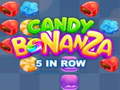 Játék Candy Bonanza: 5 Egy Sorban online