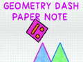 Játék Geometry Dash Papírjegyzet online