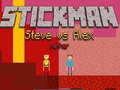 Játék Stickman Steve vs Alex Nether online