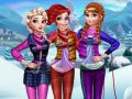 Játék Hercegnők látogatása Arendelle-ben online