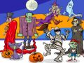 Játék Találd meg az 5 különbséget Halloween online