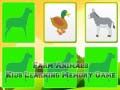 Játék Farm Állatok: Gyermekek Tanulási Memória online