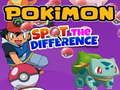 Játék Pokémon Találd meg a különbségeket online
