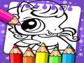 Játék Littlest Pet Shop Színezőkönyv online