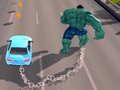 Játék Láncra vert autó vs Hulk online
