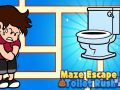 Játék A labirintus menekülési WC -rohanás online