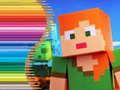 Játék Minecraft színező könyv online