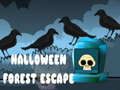 Játék Halloween-i erdőből való menekülés online