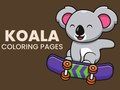 Játék Koala színező oldalak online