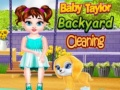 Játék Baby Taylor hátsó kertje takarítása online