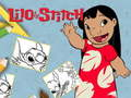 Játék Lilo és Stitch színezőkönyv online