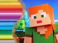 Játék Minecraft színező könyv online
