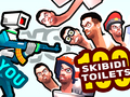 Játék Te ellen 100 Skibidi WC online