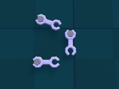 Játék Kulcs, anya és csavar puzzle online