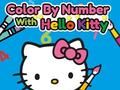 Játék Színezz számosztályozással Hello Kitty-vel online