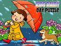 Játék Gyerekek esős napi puzzle online