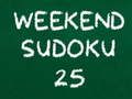 Játék Hétvégi Sudoku 25 online