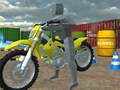 Játék Motorkerékpár Parkolós Játék 3D online