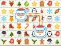 Játék Onet Téli Karácsonyi Mahjong online