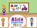 Játék Alice foglalkozásainak világa online