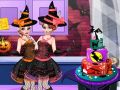 Játék Halloween buli torta online