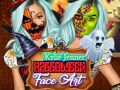 Játék Kylie Jenner Halloween arcművészete online
