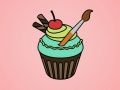 Játék Finom Muffin Kifestő online