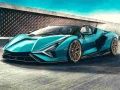 Játék Lamborghini Sian Roadster Puzzle online