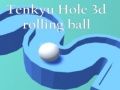 Játék Tenkyu Lyuk 3D Gördülő Labda online