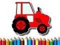 Játék Könnyű gyerek színező - Traktor online
