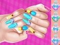 Játék Elsa hercegnő téma köröm művészet DIY online Játék Elsa hercegnő téma köröm művészet DIY online