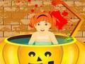 Játék Kis Baba Halloween Fürdés online