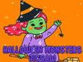 Játék Halloween Szörnyek Puzzle online