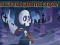 Játék Halloween Szörnyek Memória online