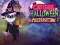 Játék Macska Lány Halloween Előkészületek online