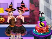 Játék Halloween buli torta online