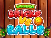 Játék Fából készült téglák vs. labdák online