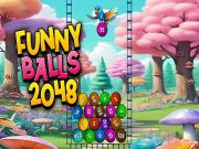 Játék Vicces golyók 2048 online