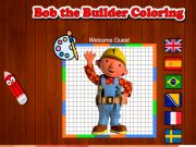 Játék Bob az építő színeződése online