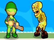 Játék A Stickman Zombie megsemmisítése online