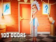 Játék 100 ajtó puzzle doboz online