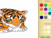 Játék Baby Tiger kifestőkönyv online