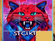 Játék Macska kirakó puzzle őrület online