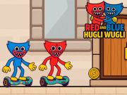 Játék Piros és kék hugli wugli online