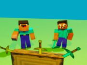 Játék Noob vs pro, de a kés elütötte a minecraftot online