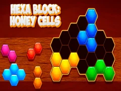 Játék Hexa blokk: mézsejtek online