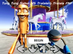 Játék Tung Tung Sahur vs Tralalero Tralala FNF online