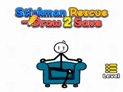 Játék Stickman Rescue Draw 2 Mentés online