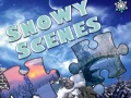 Játék Puzzle: Havas tájak online